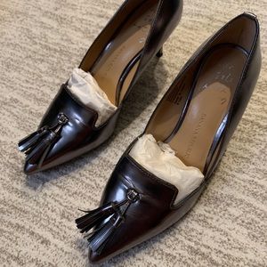 Banana Republic Avila Leather Pumps Gunmetal